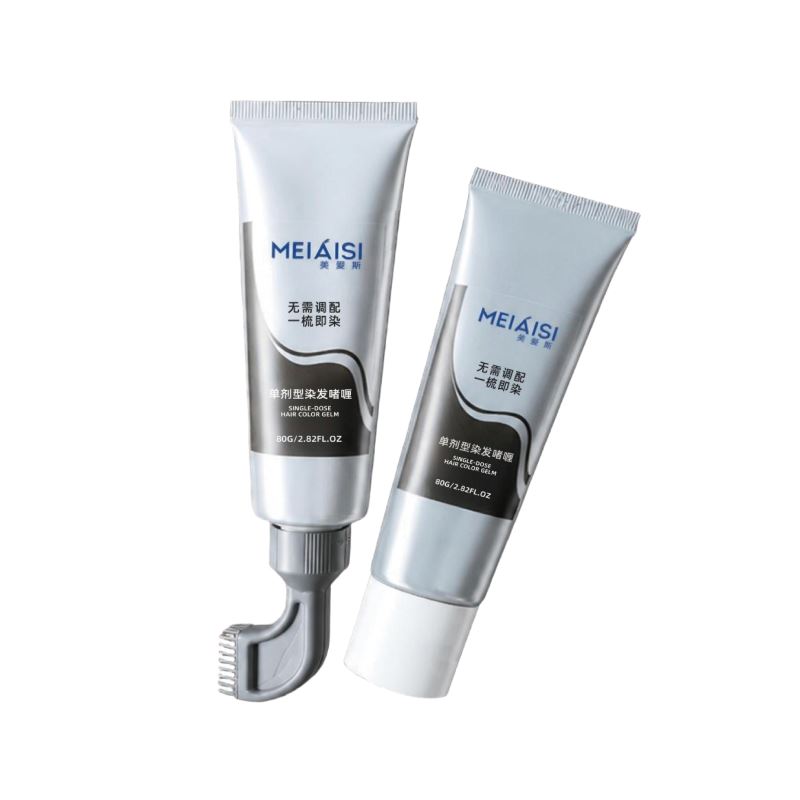 Single-Formula Hair Dye Gel